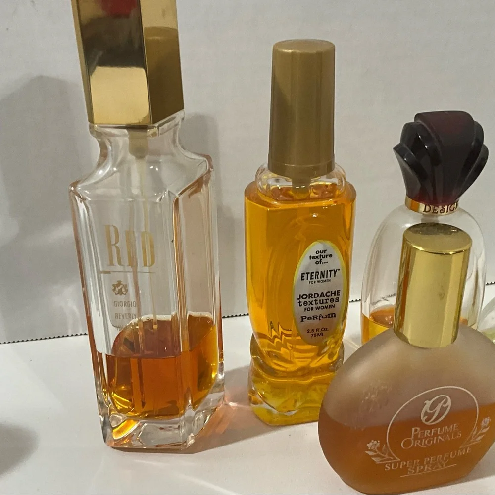 Vintage Assorted Lot of 7 Different Perfumes Sprays Collectible